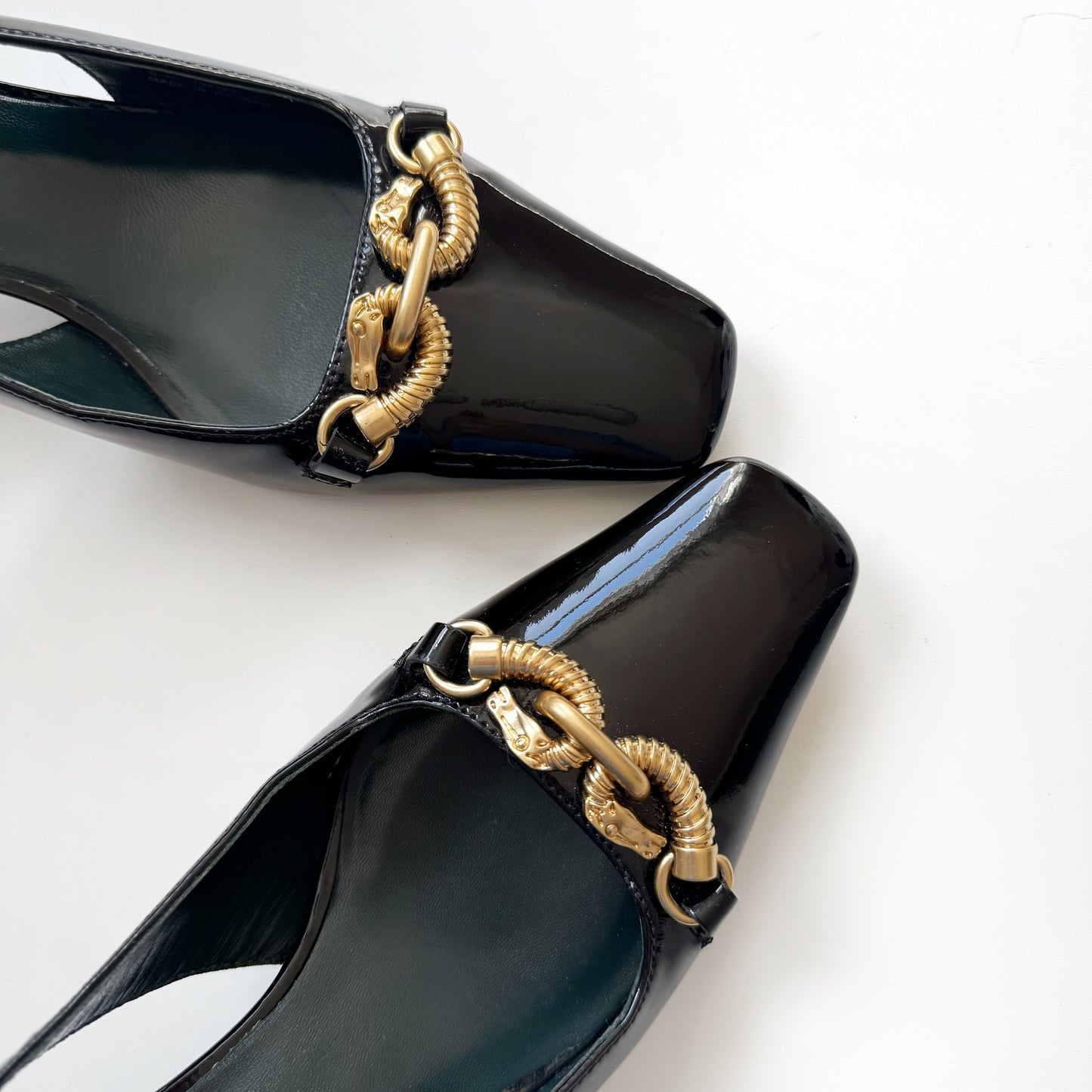 Tory Burch “Jessa” Patent Slingback Heels (6)