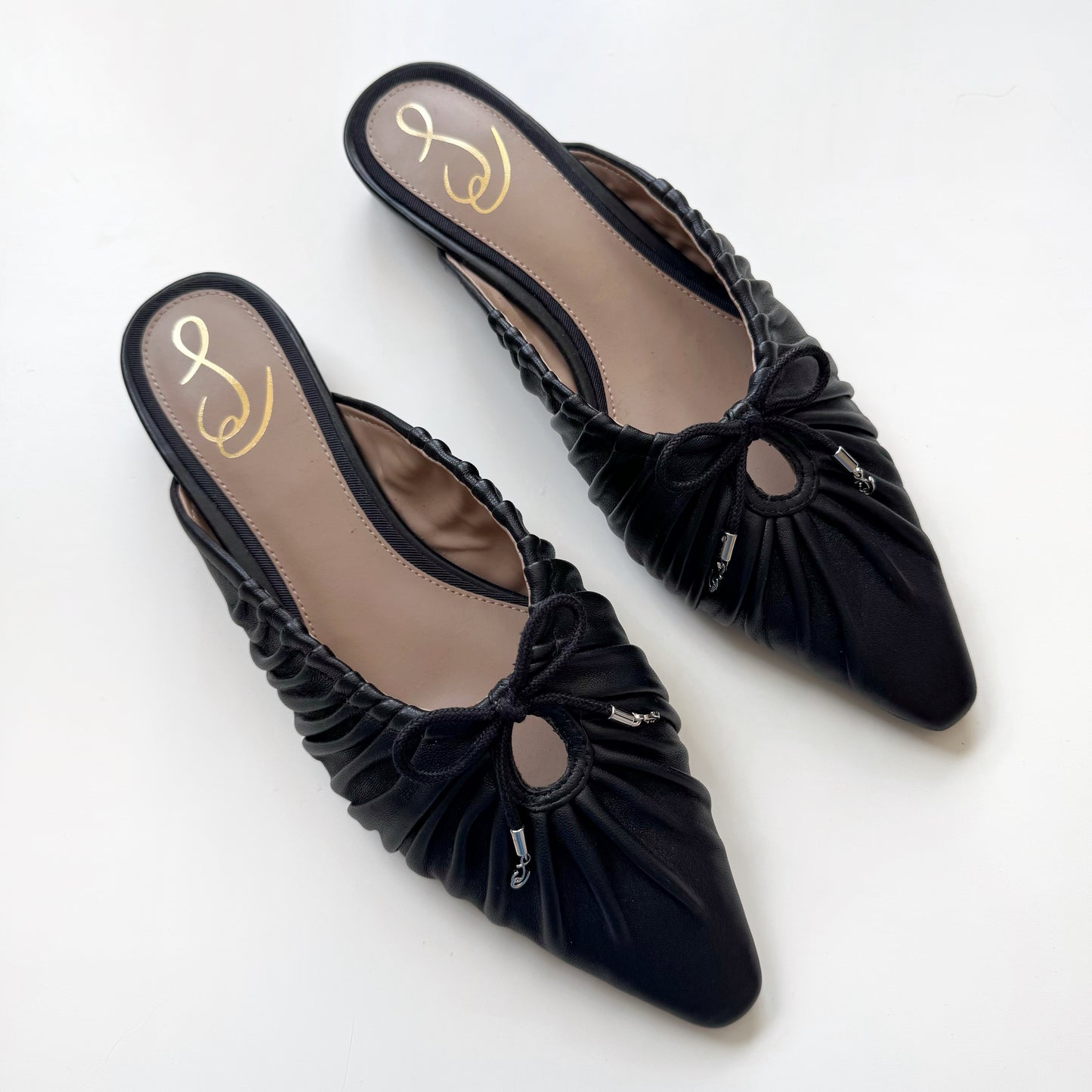 Sam Edelman “Julia” Leather Mule Flats (8)