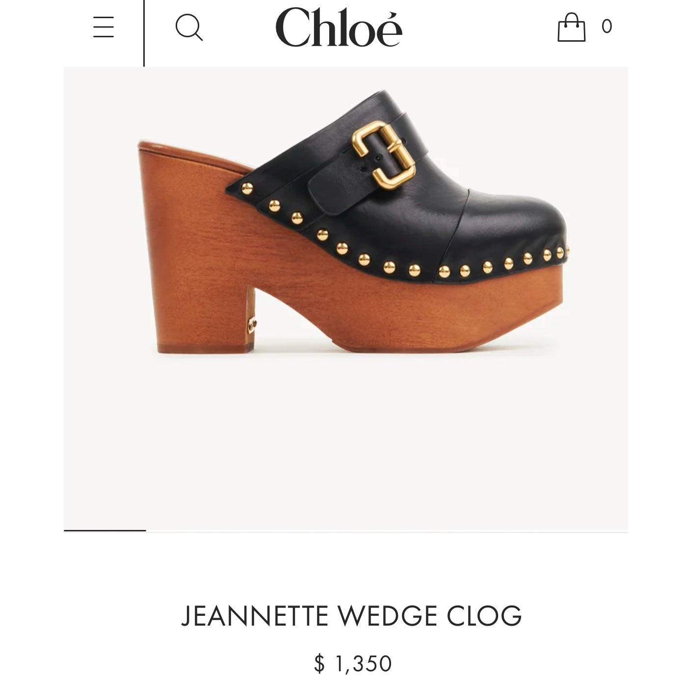 Veronica Beard “Hendrix” Leather Studded Clogs (9.5)