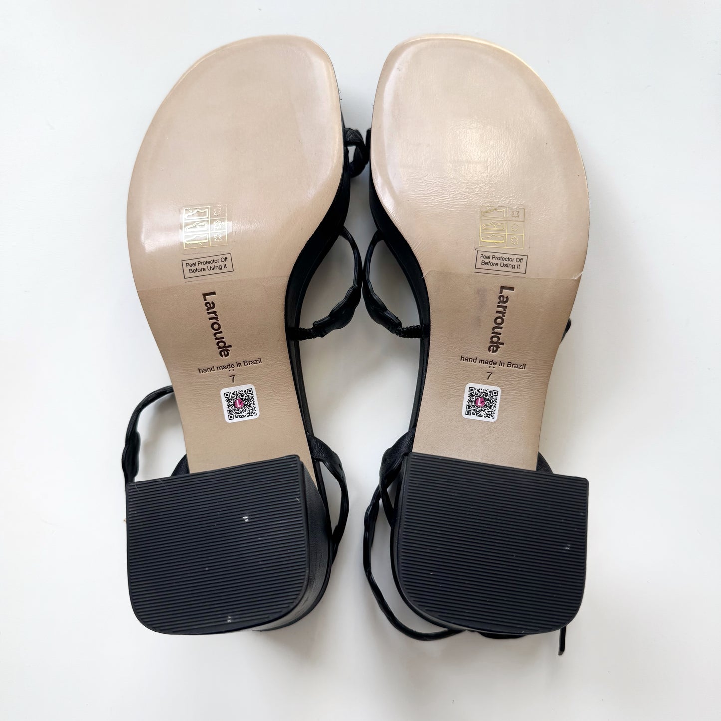 Larroude “Margherita” Block Heel Sandals (7)