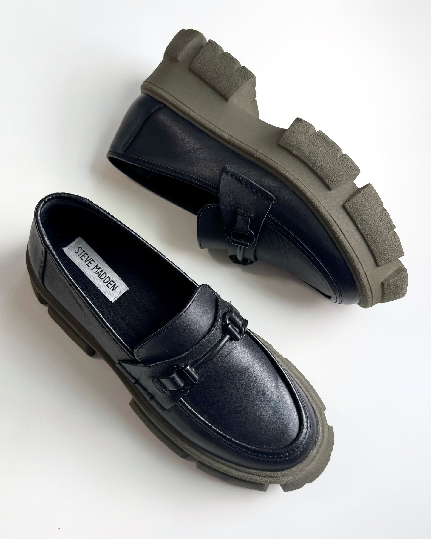 Steve Madden “Trifecta” Platform Loafers