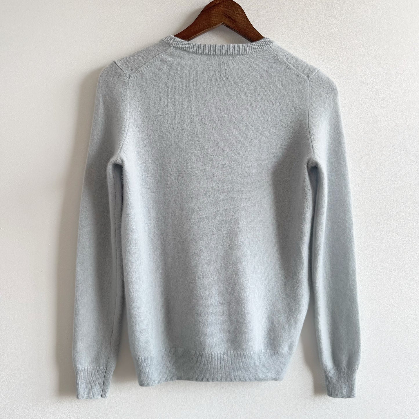 Cashmere Crewneck Sweater in Powder Blue