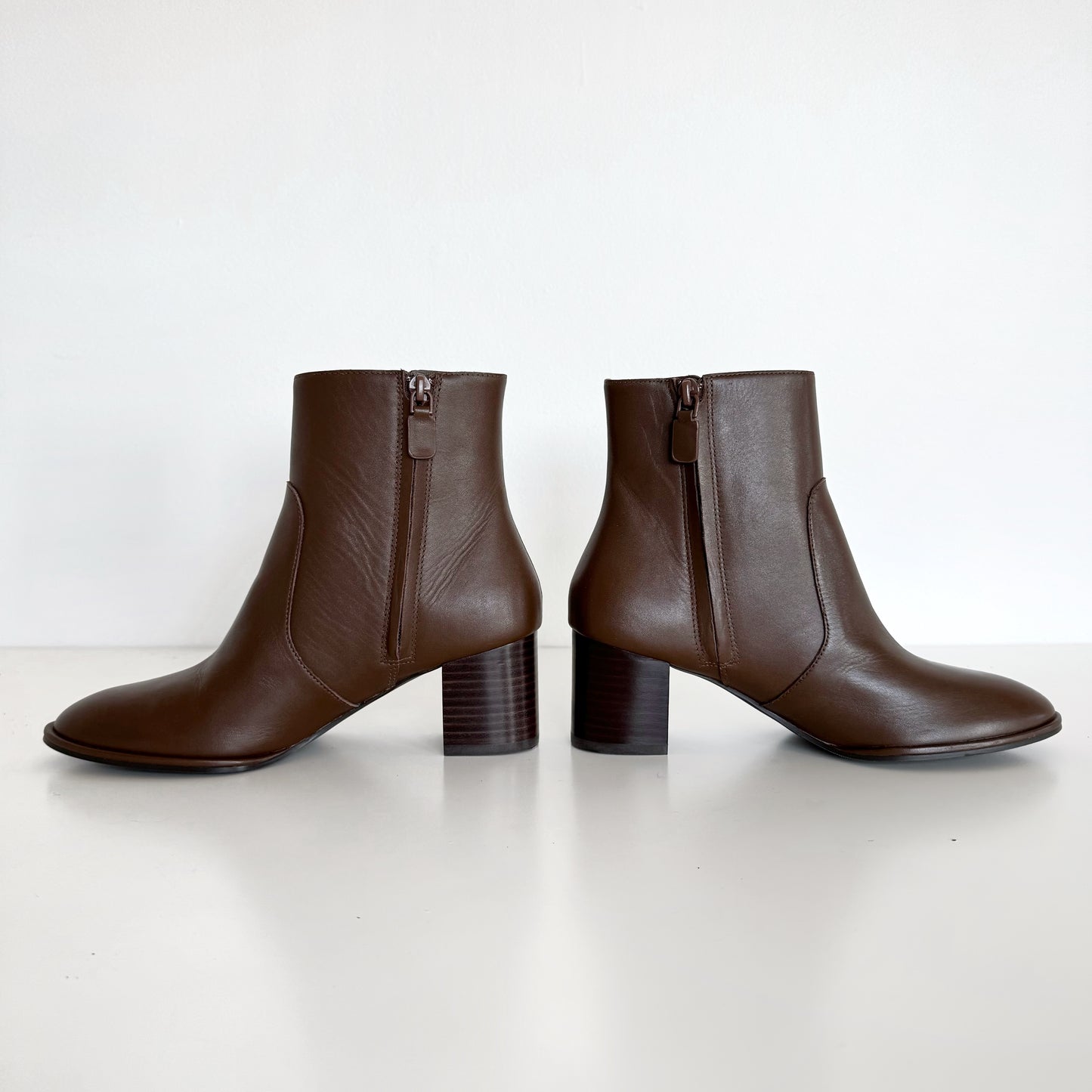 Stuart Weitzman “Ryland” Leather Heeled Booties (7)