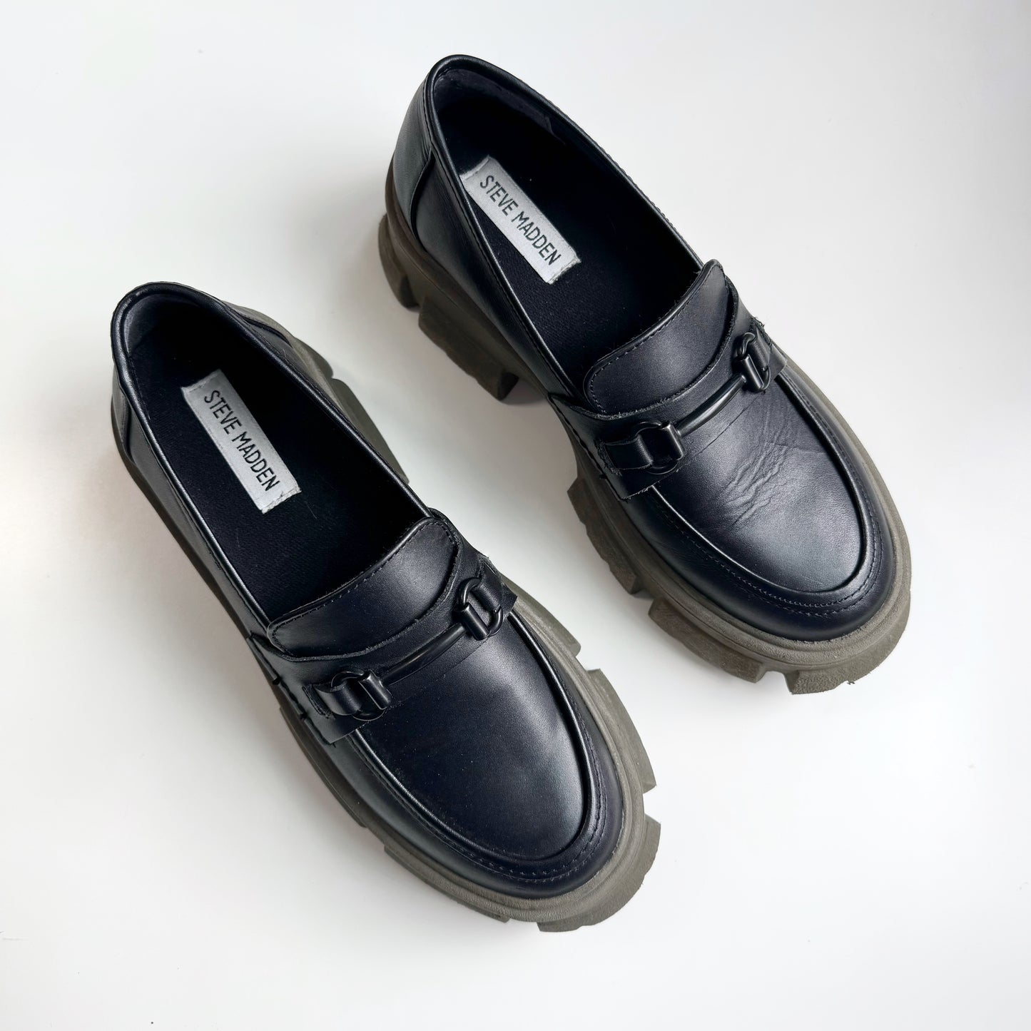 Steve Madden “Trifecta” Platform Loafers