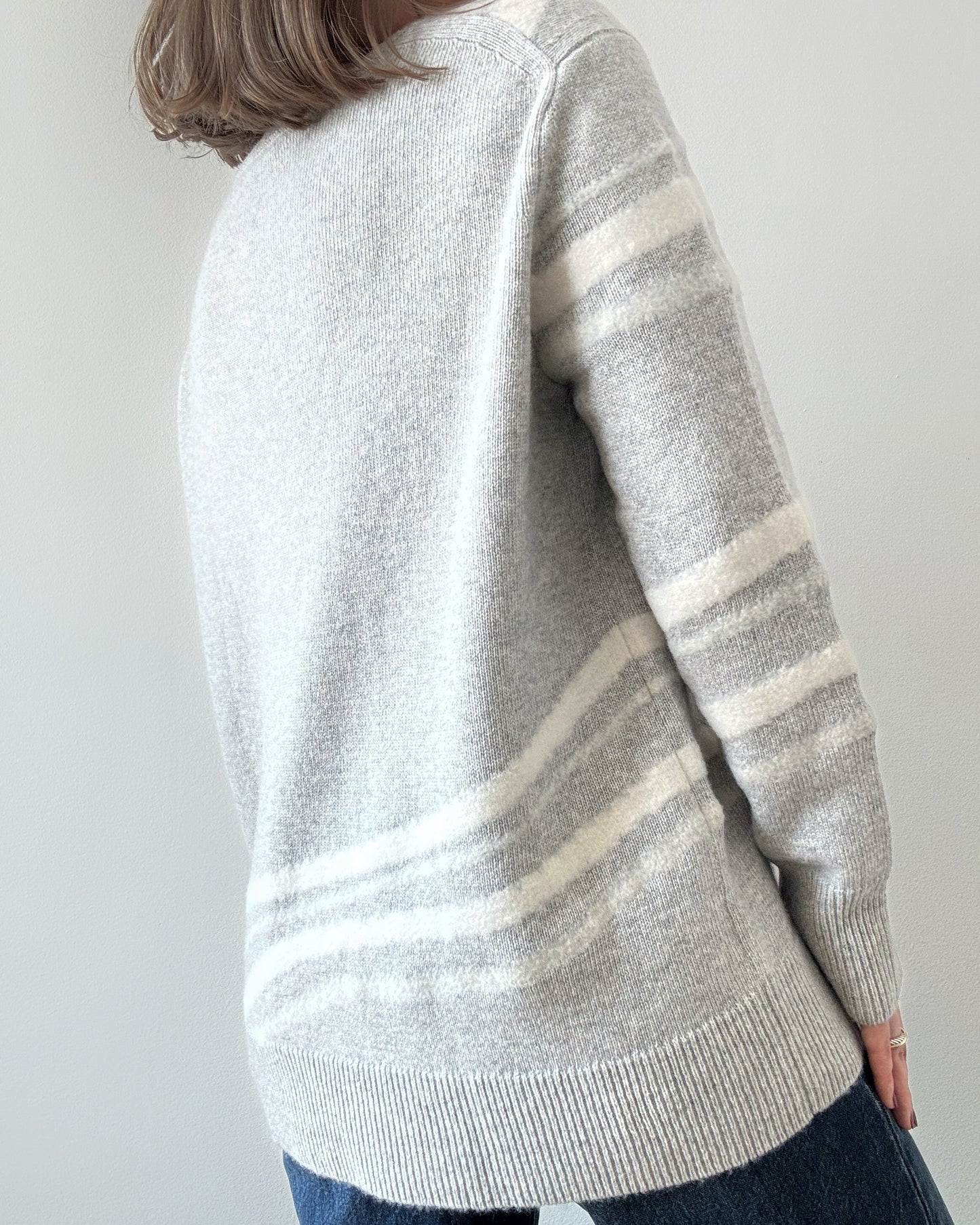 Lafayette 148 Cashmere Boxy Crewneck Sweater
