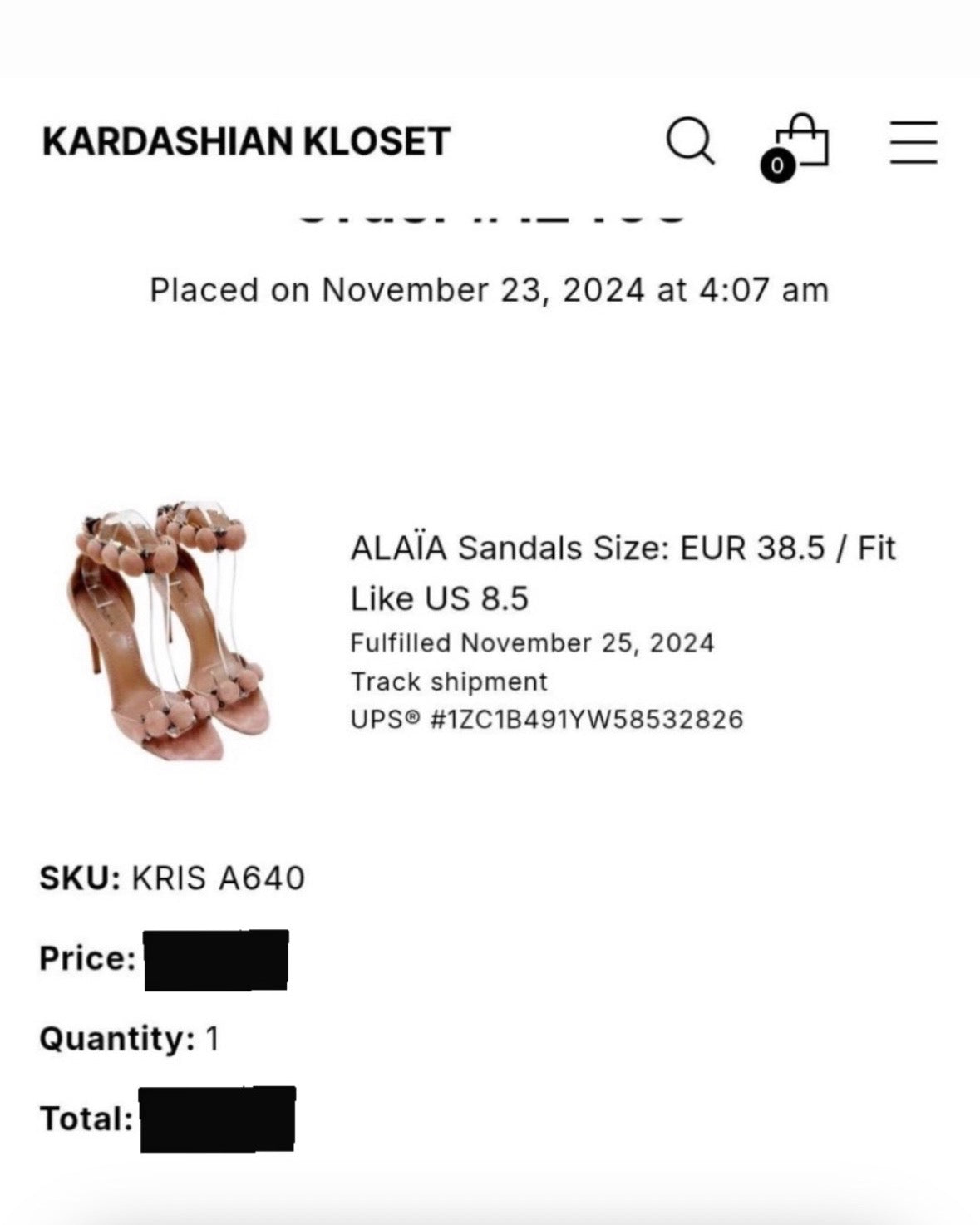 ALAIA “La Bombe” Stud Embellished Sandal Heels (38.5)