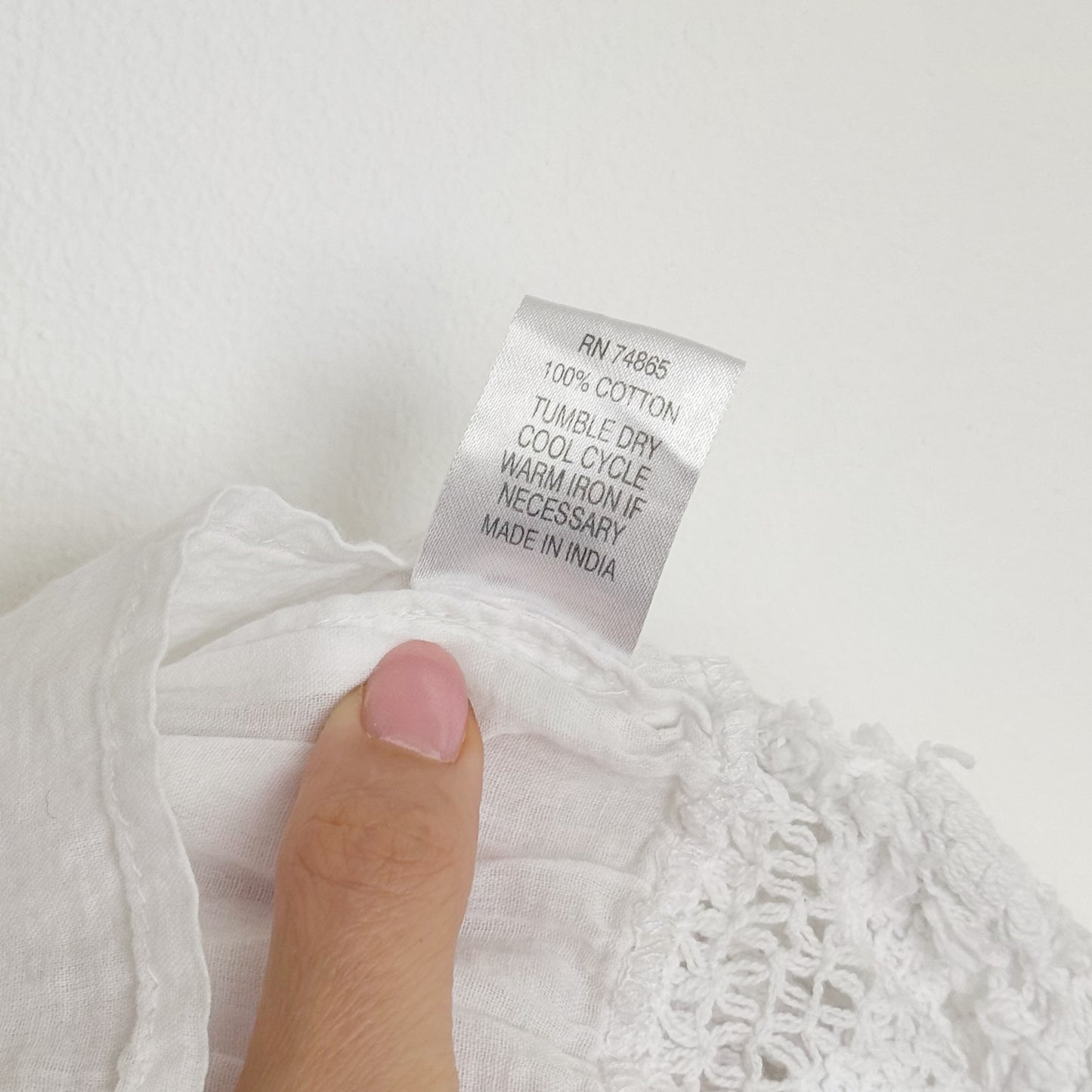 Cotton Eyelet Lace Prairie Dress