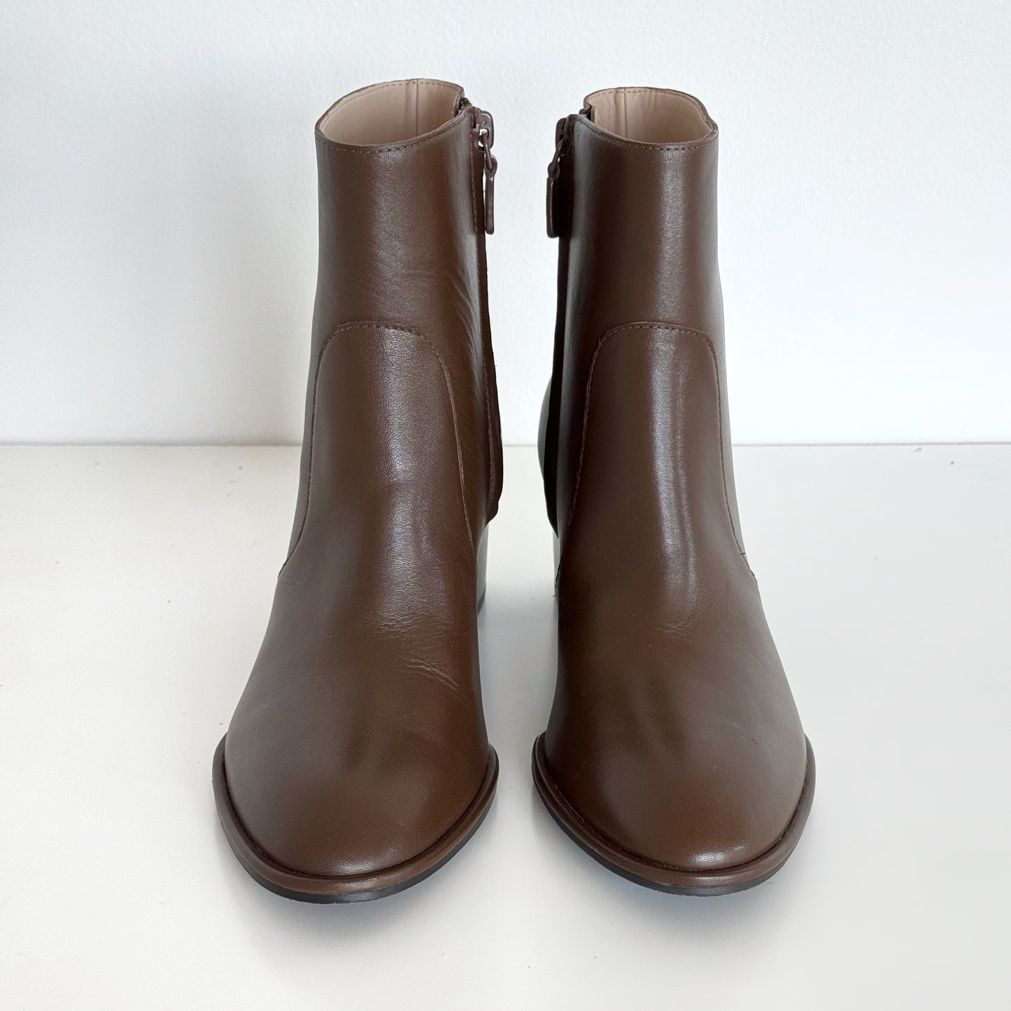 Stuart Weitzman “Ryland” Leather Heeled Booties (7)