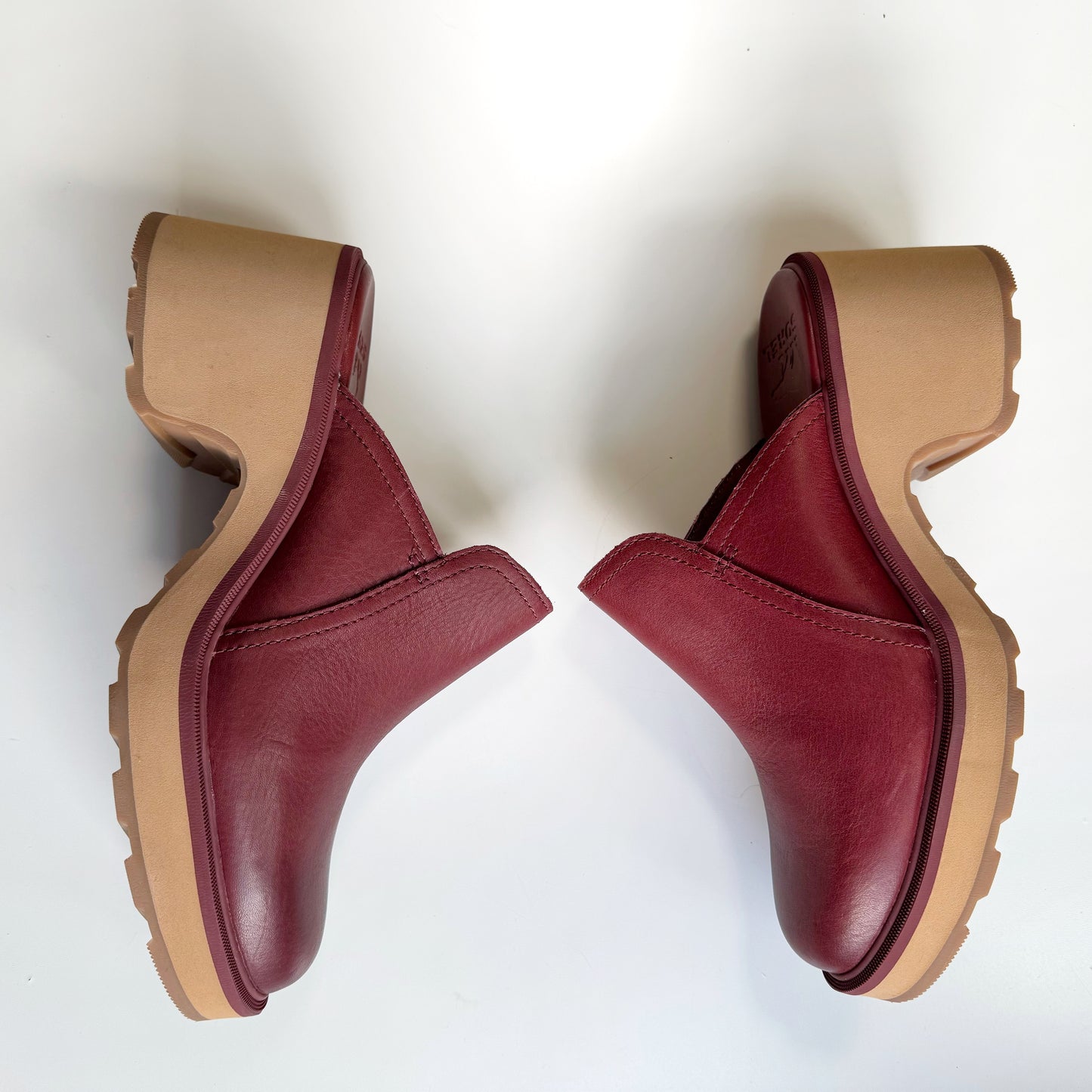 Sorel “Hi-Line” Heel Mule in Spice Tawny Buff
