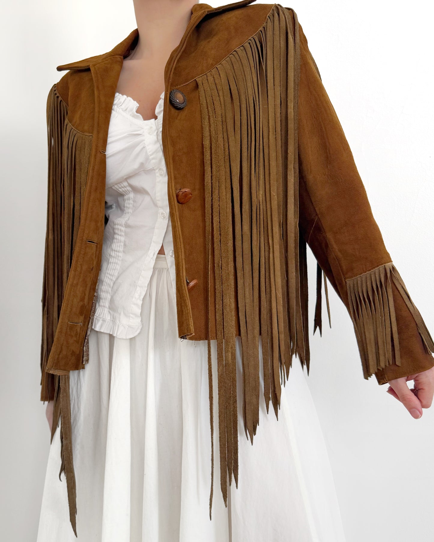 60s/70s Suede Fringe Jacket
