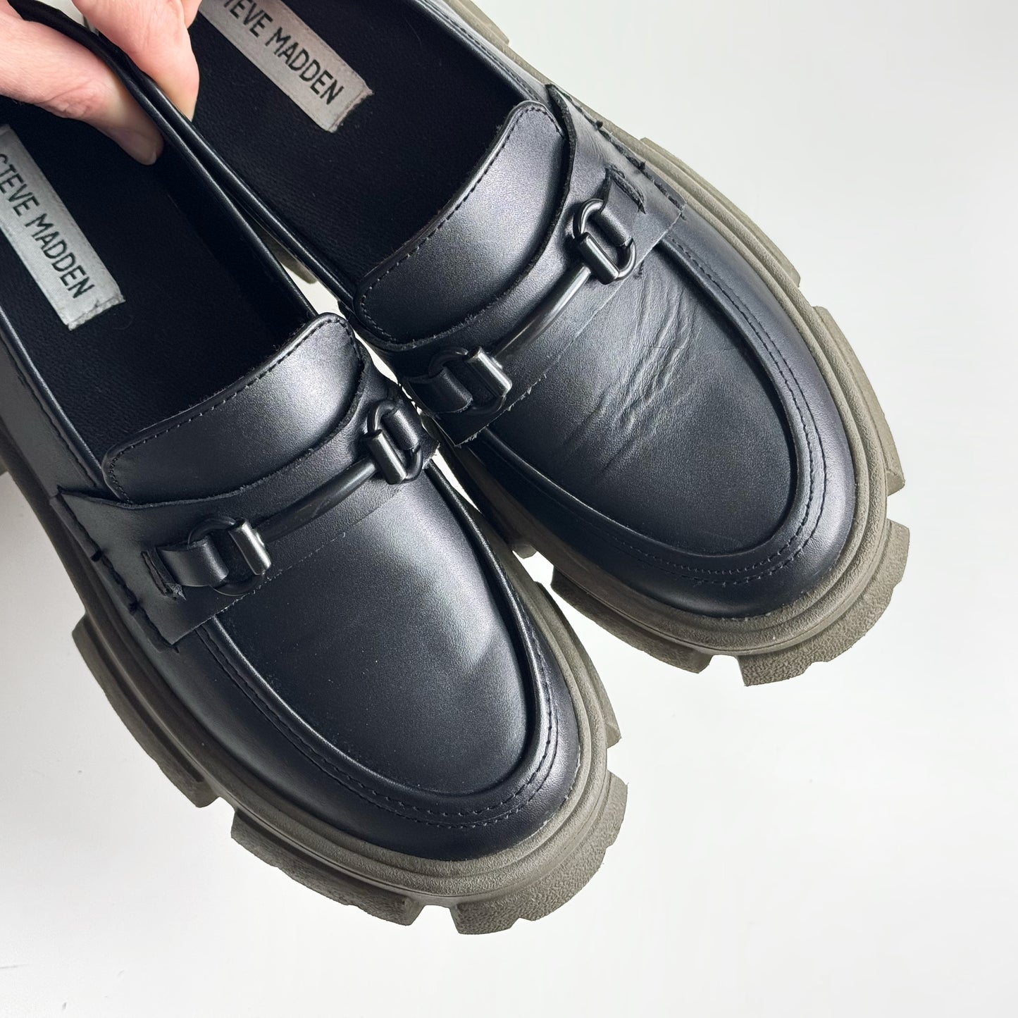 Steve Madden “Trifecta” Platform Loafers