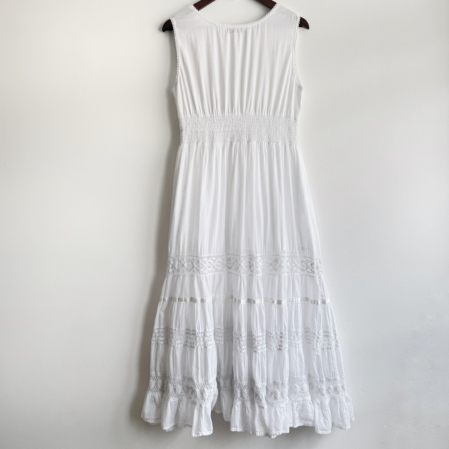 Cotton Eyelet Lace Prairie Dress