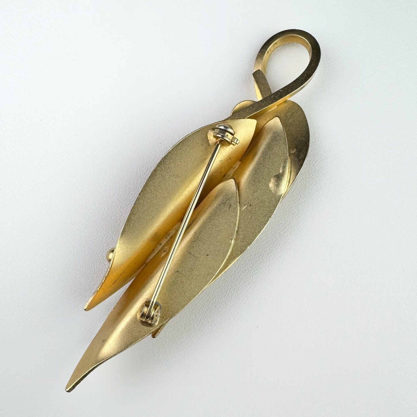 60s/70s Leaf Brooch Pendant