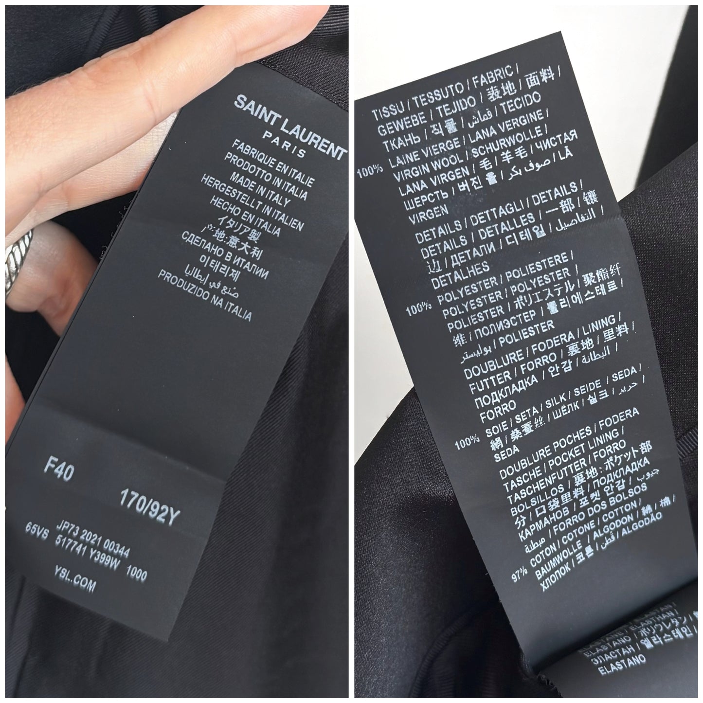 Saint Laurent Tuxedo “Le Smoking” Blazer