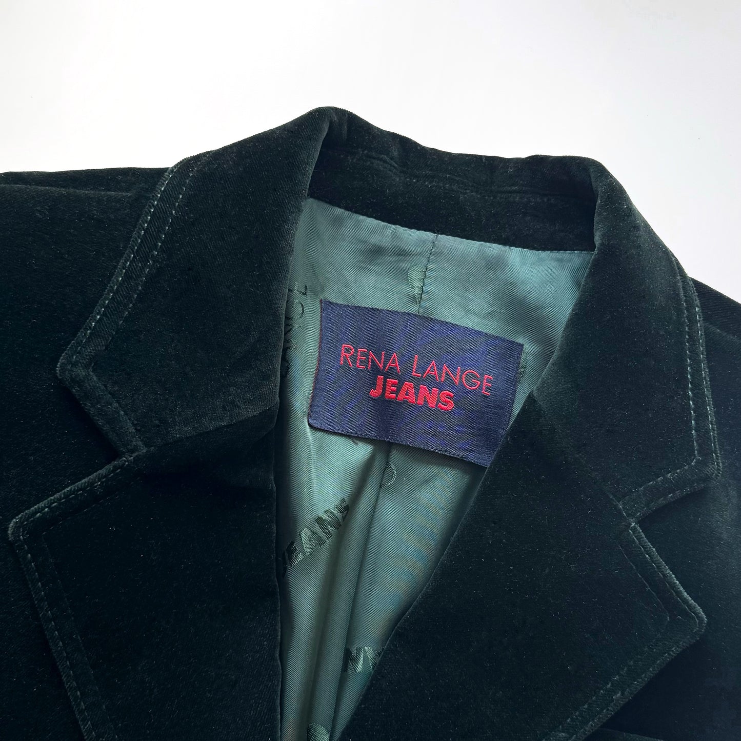 Rena Lange Structured Velvet Blazer