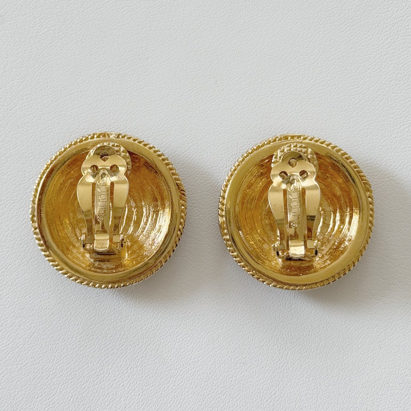 Vintage "St. John" Logo Earrings