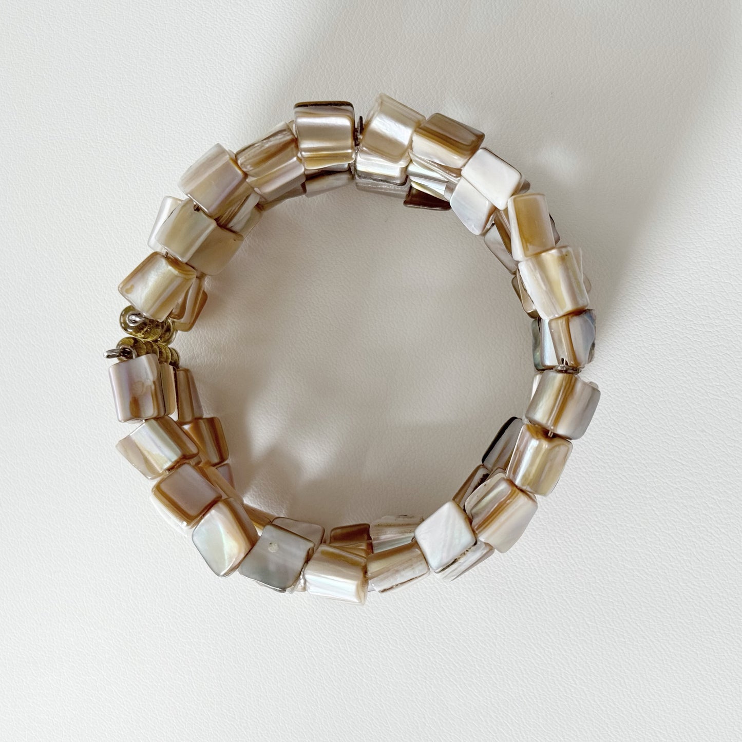 Vintage Abalone Shell Bracelet Cuff
