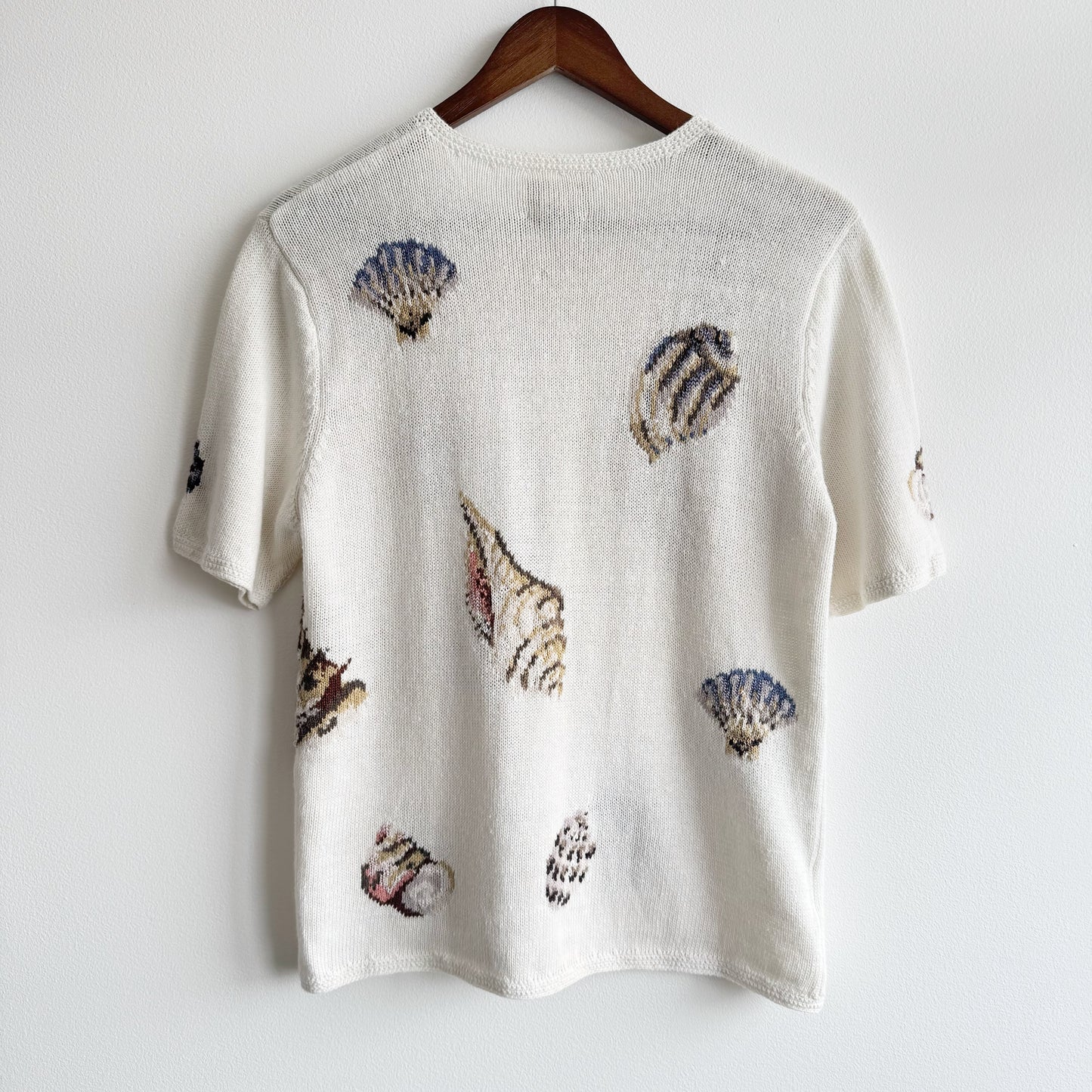 Vintage Cotton Shells Cardigan Top