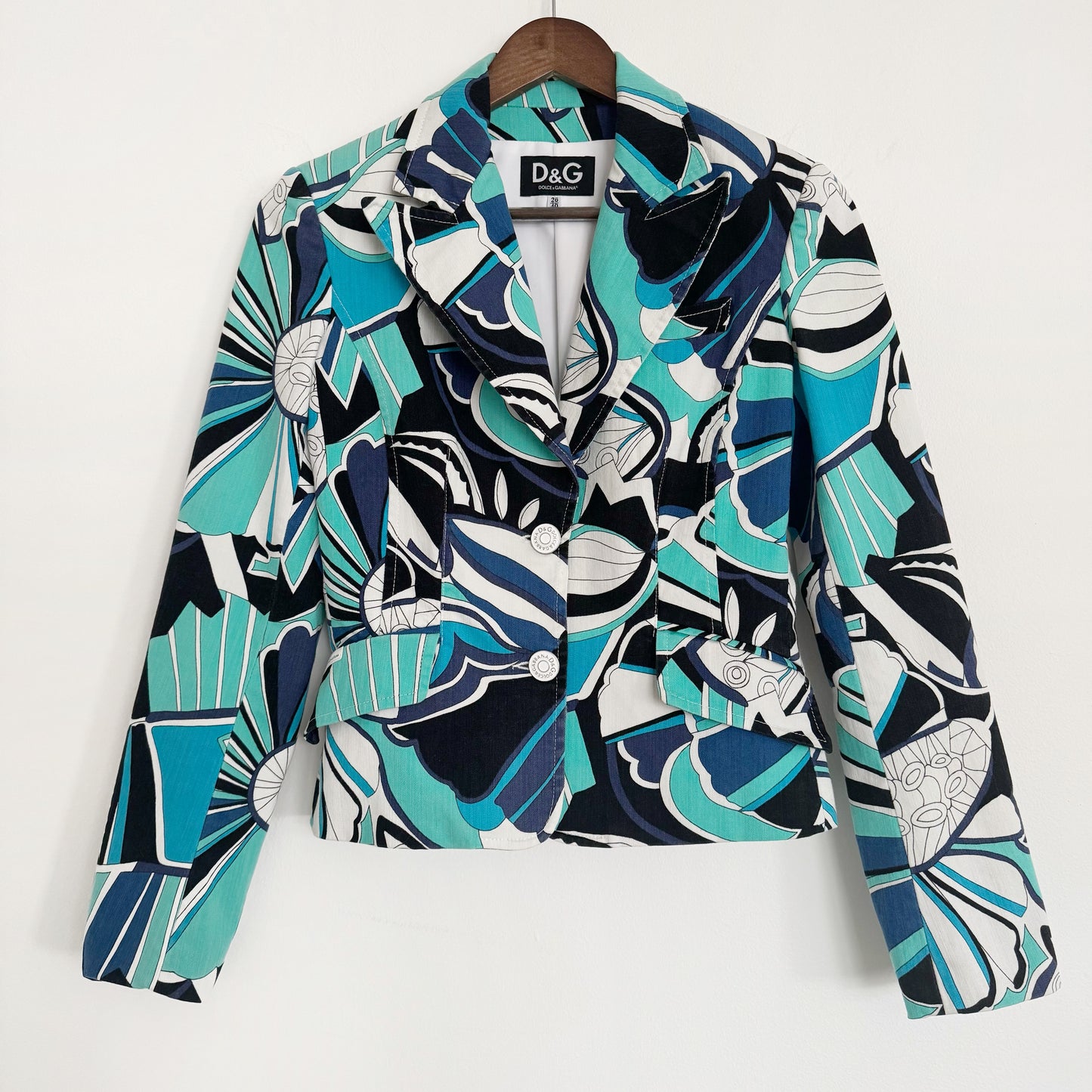Dolce & Gabana Abstract Blazer
