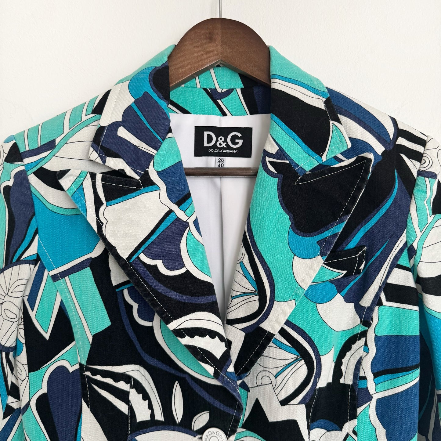 Dolce & Gabana Abstract Blazer