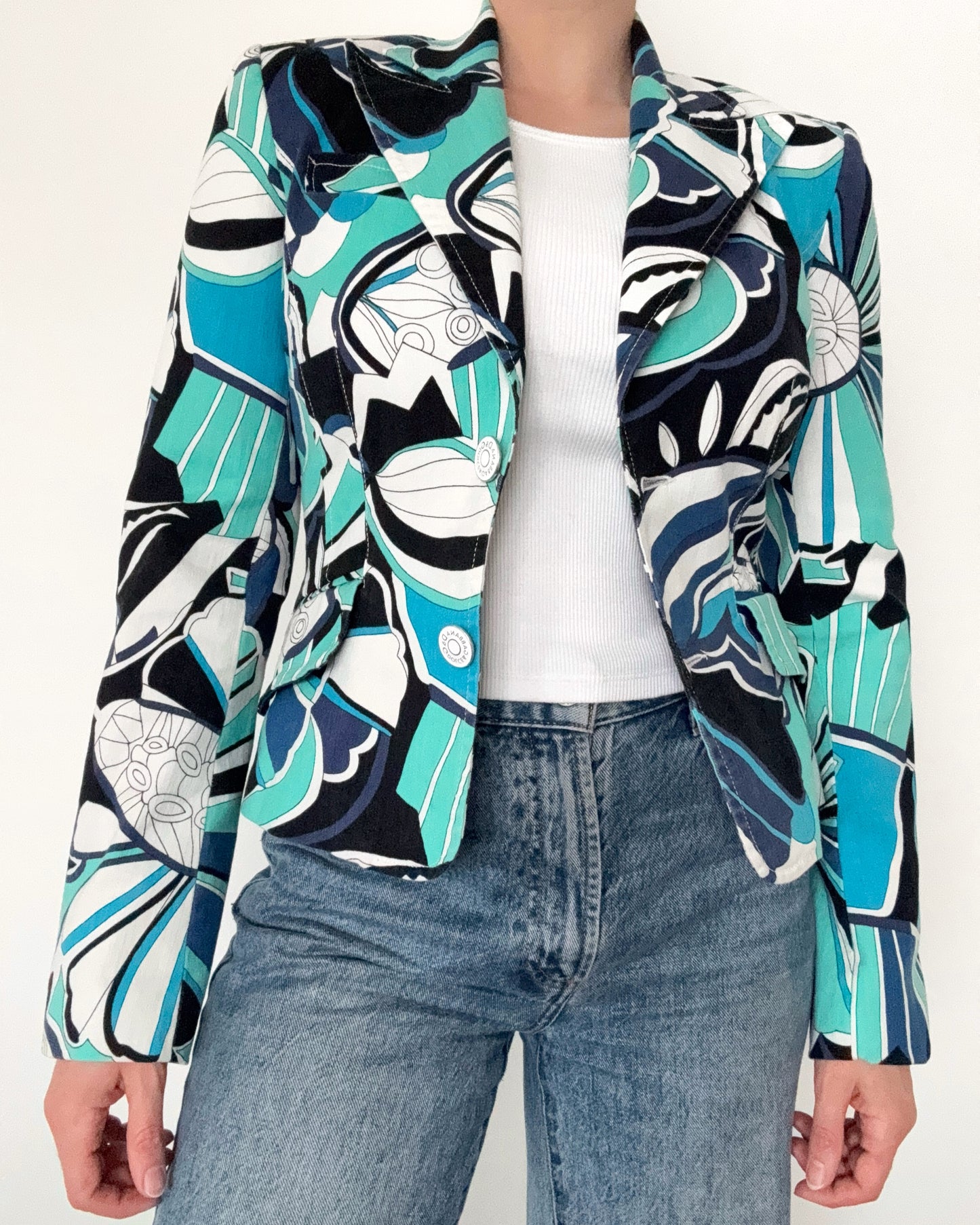 Dolce & Gabana Abstract Blazer