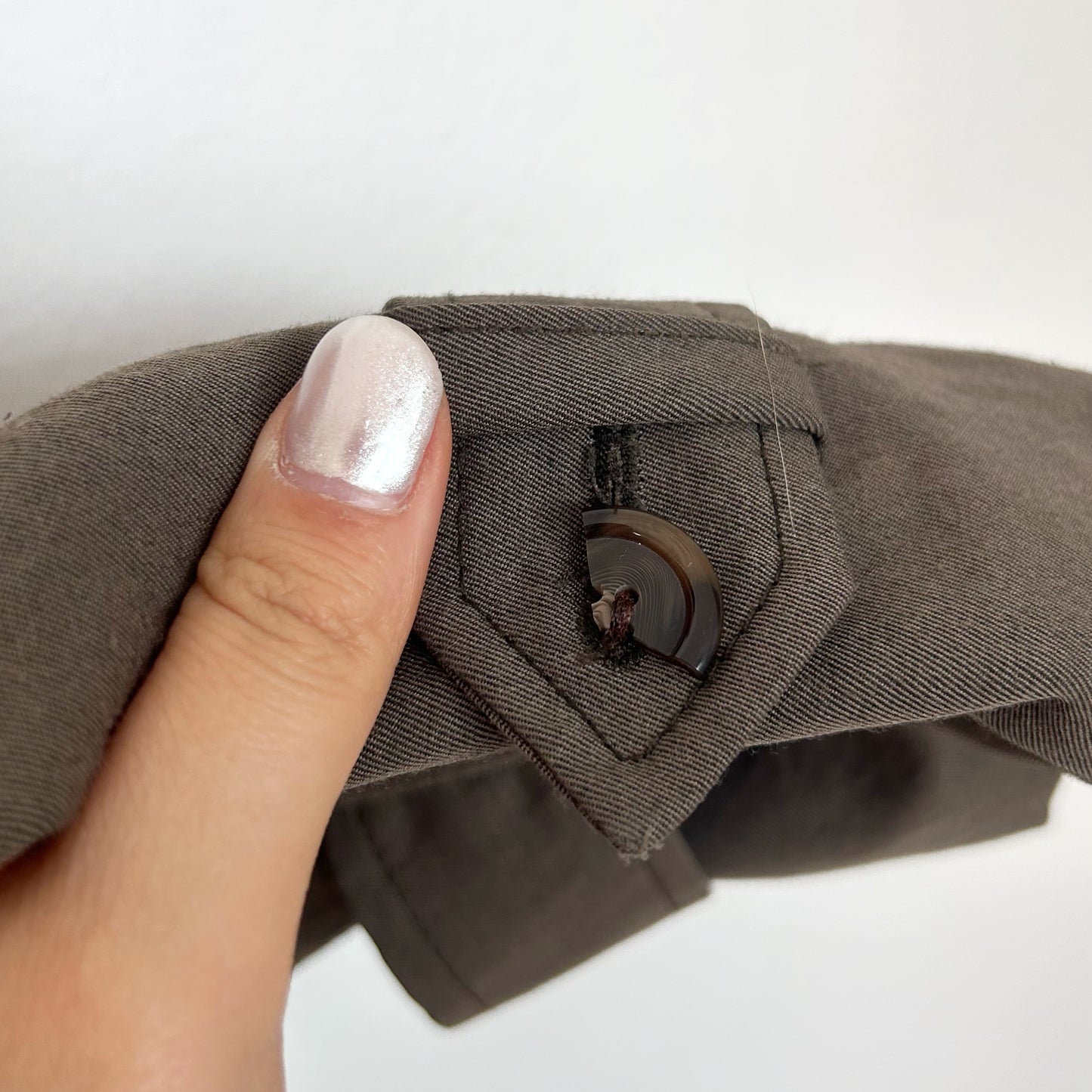 80s Trench Coat in Bark