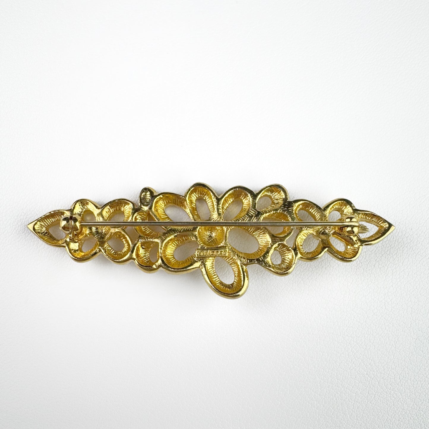 80s/90s “Monet” Triple Flower Brooch