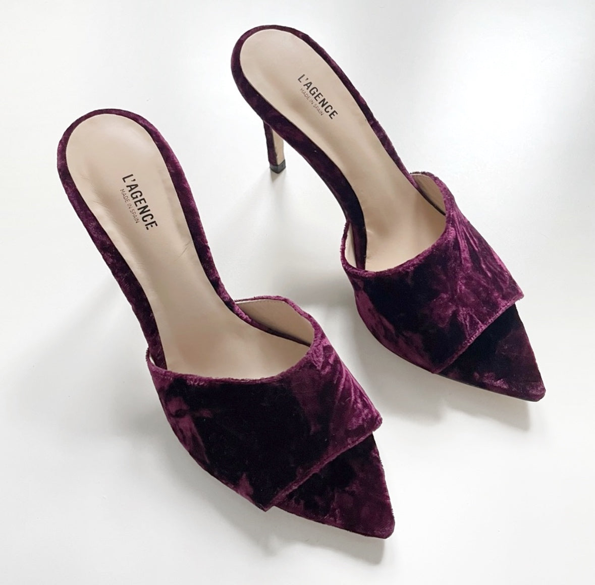 L’Agence Velvet Mule Heels