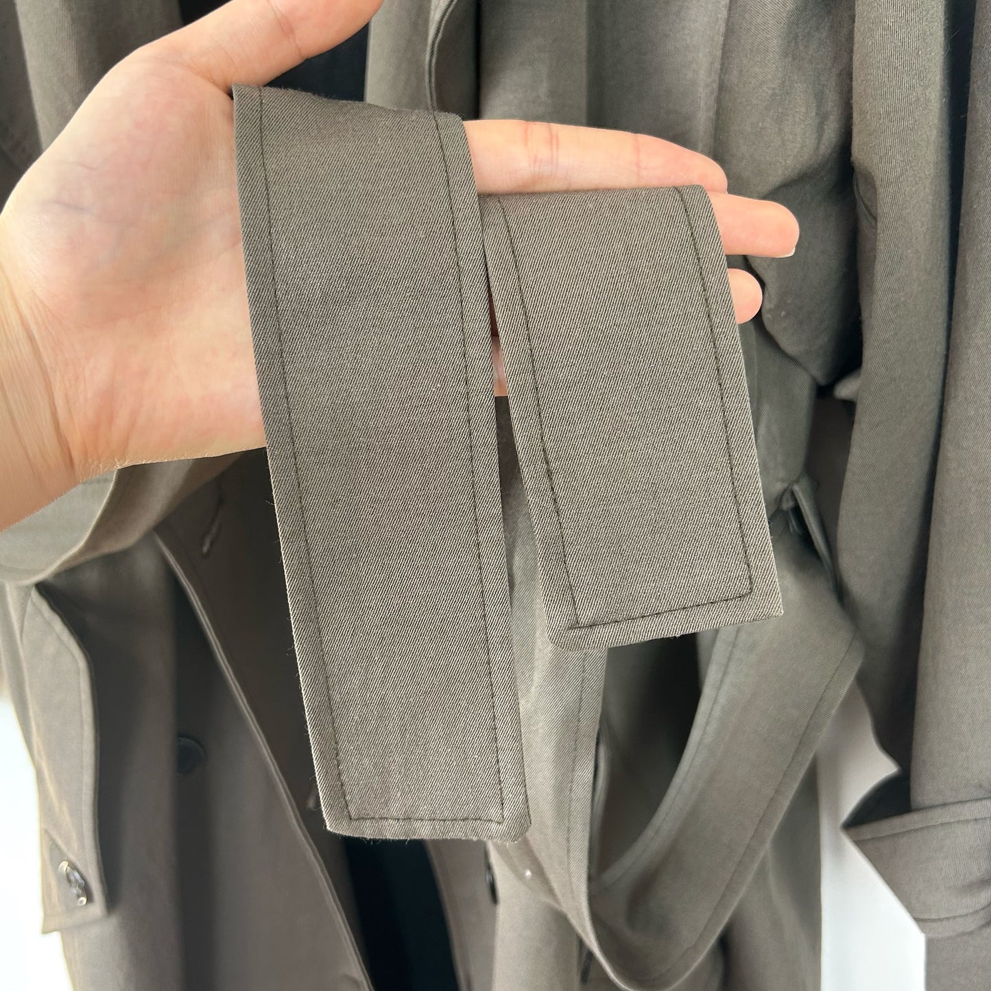 80s Trench Coat in Bark