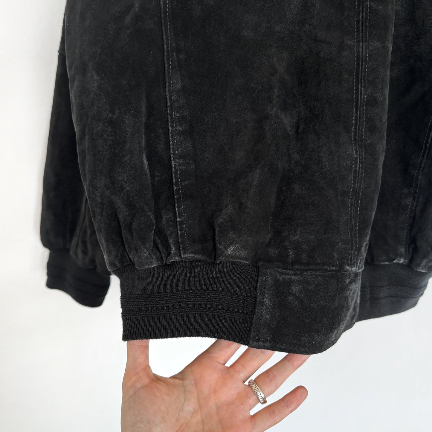 90s/00s Genuine Suede Bomber Jacket