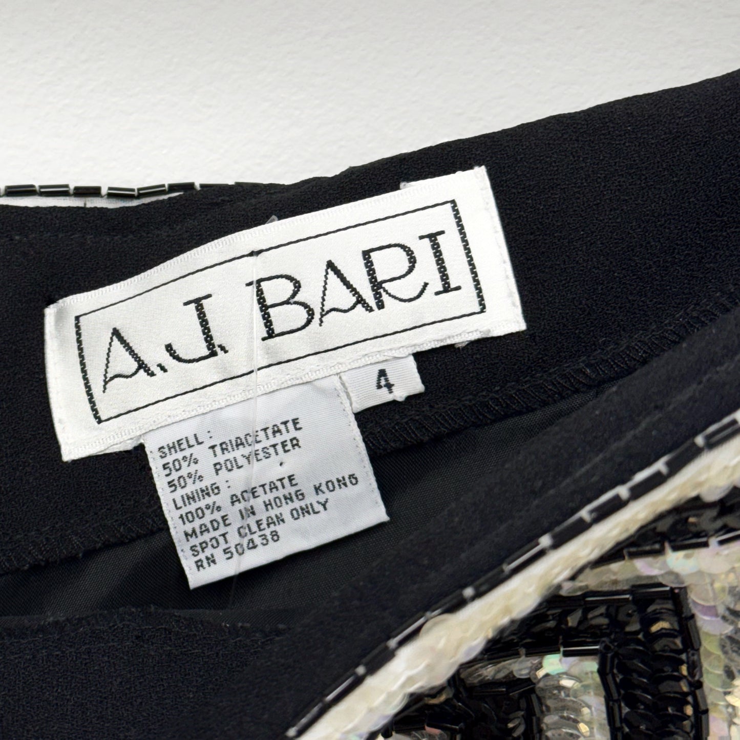 90s Sequin Off-the-Shoulder Dress