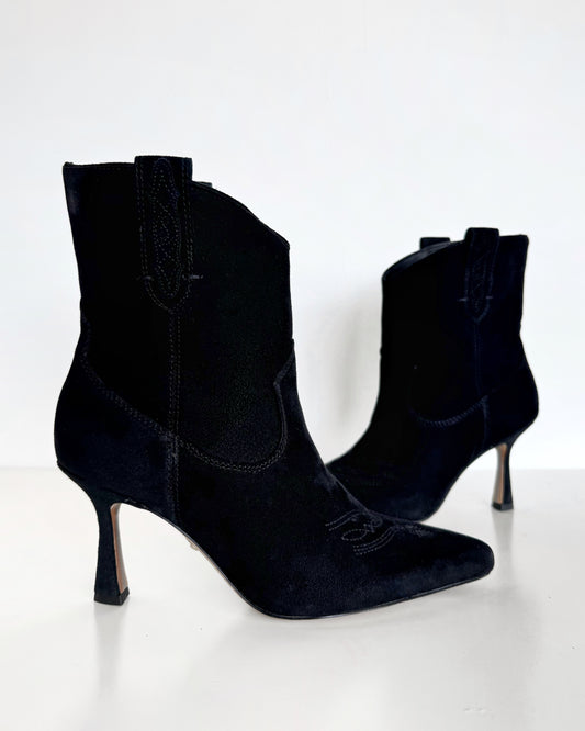 Sam Edelman “Moe” Western Suede Booties (6.5)