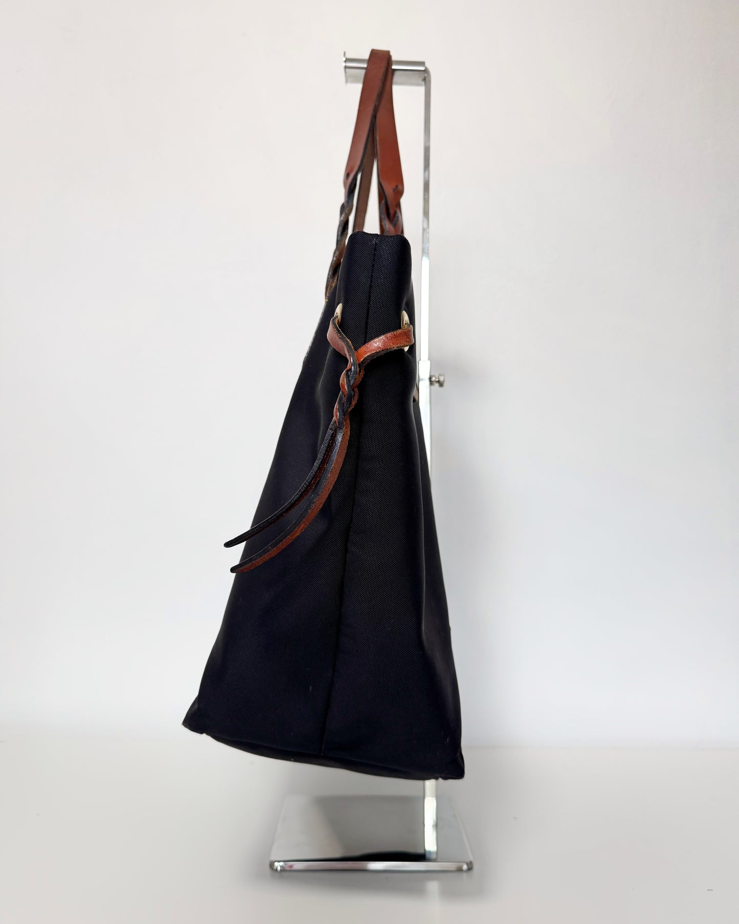 Dooney & Bourke Nylon Tote with Braided Leather Details