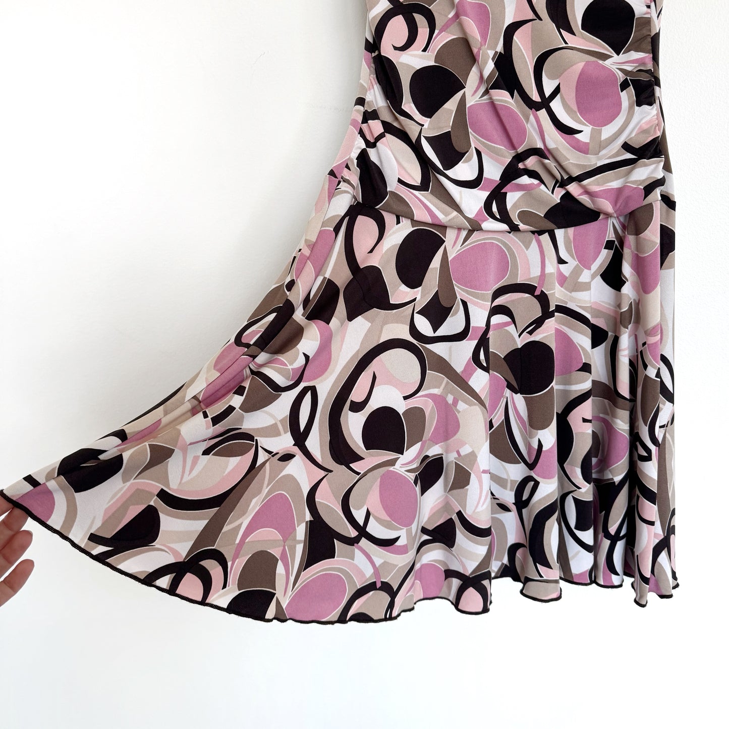 00s Pucci-inspired Swirls Mini Dress