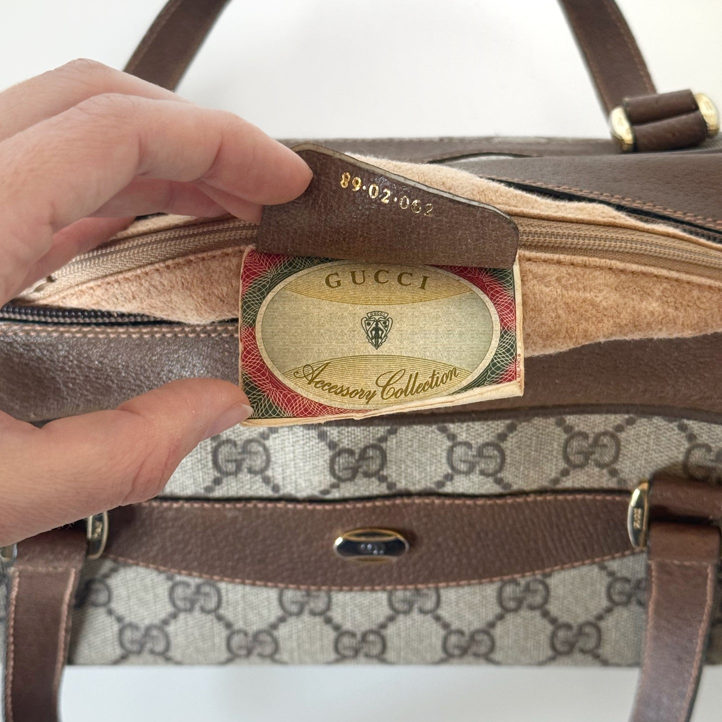 Gucci Barrel Boston Bag