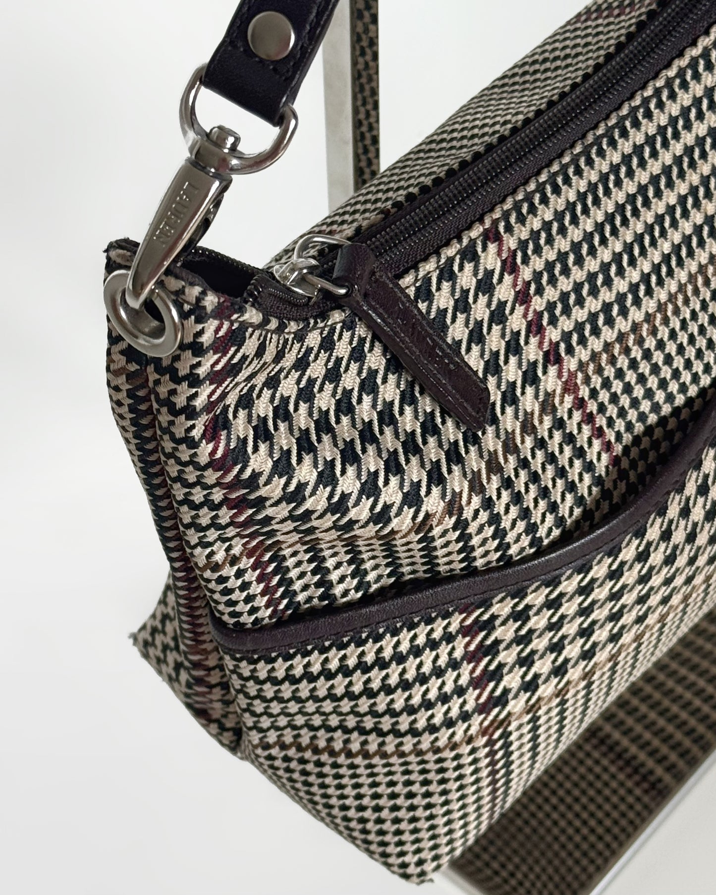Lauren Ralph Lauren Houndstooth Shoulder Bag