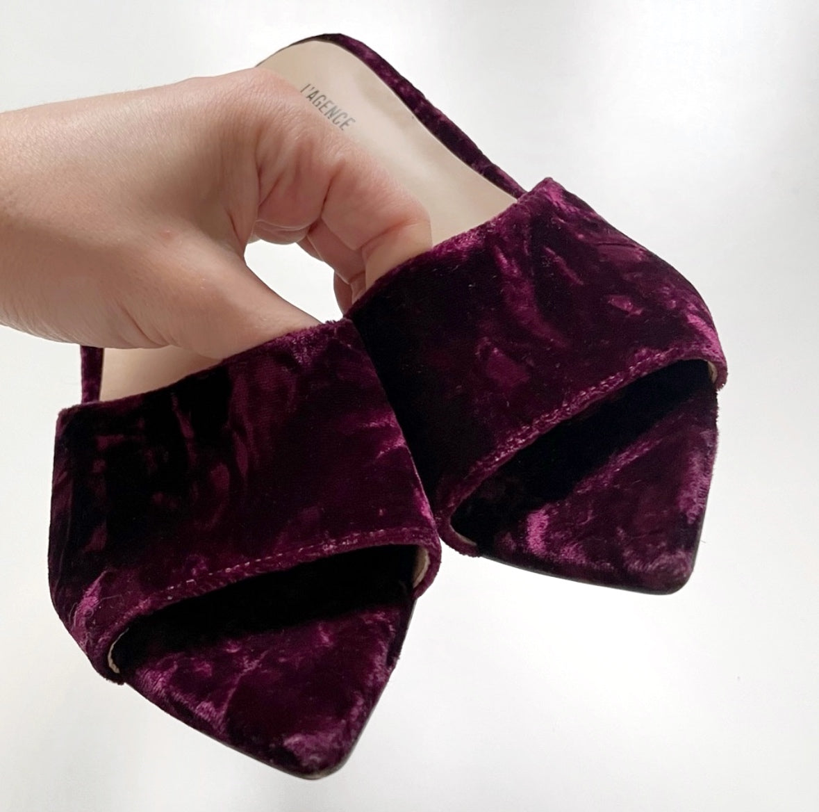 L’Agence Velvet Mule Heels