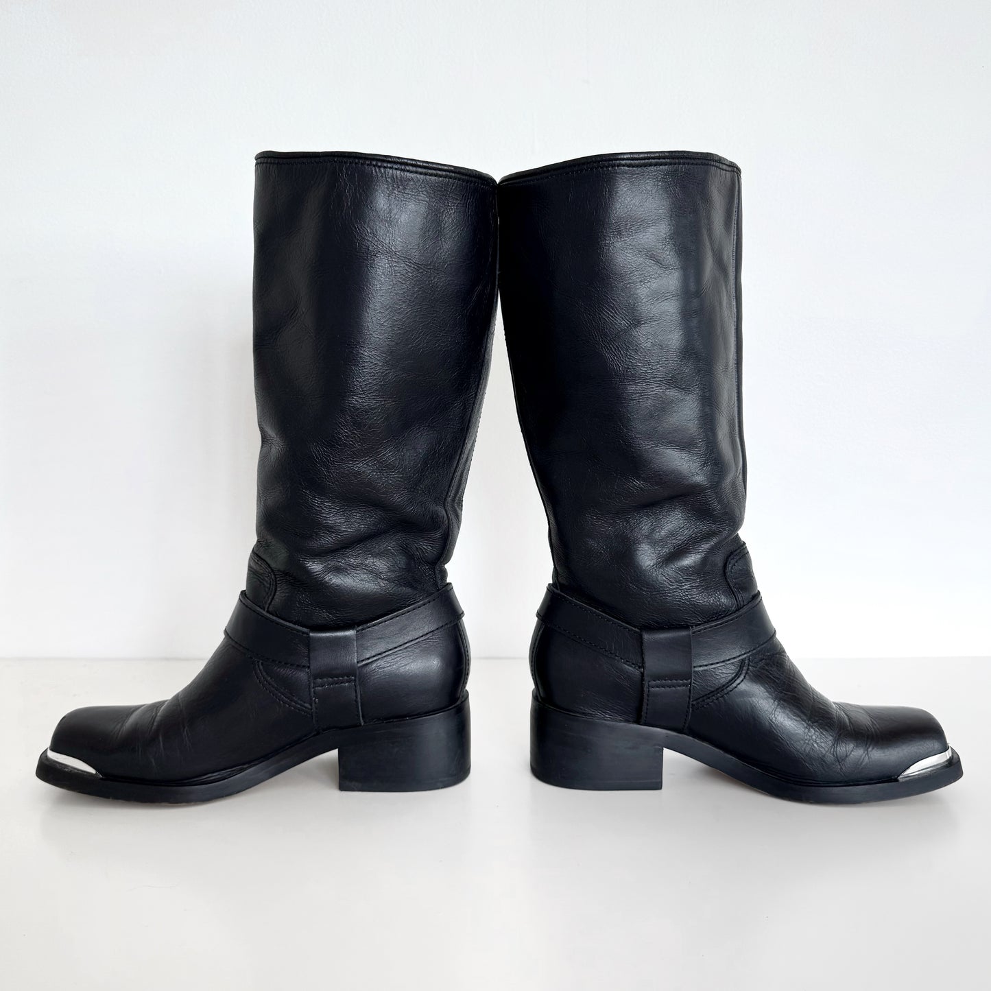 Dolce Vita “Evi” Leather Moto Boots (6)