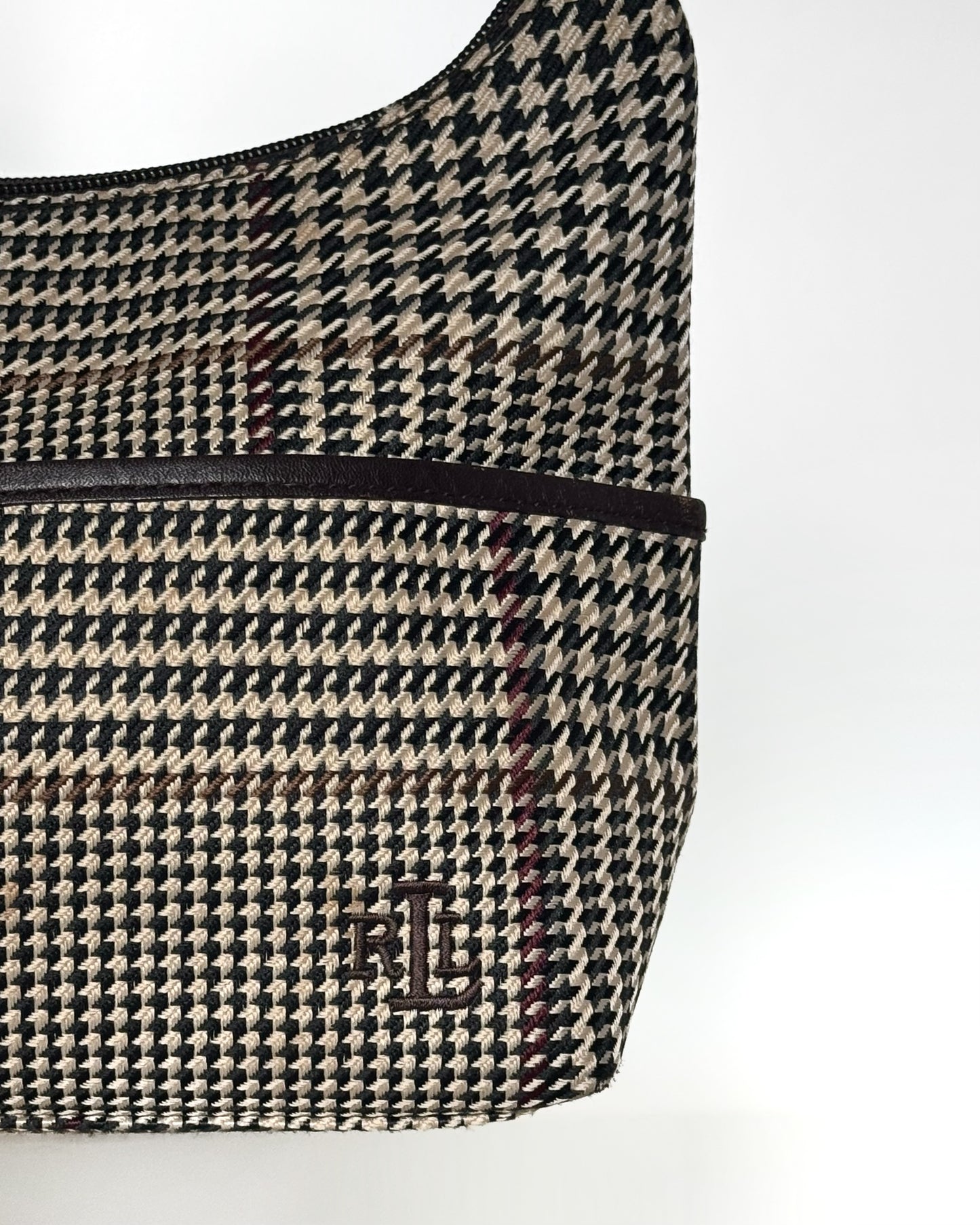 Lauren Ralph Lauren Houndstooth Shoulder Bag