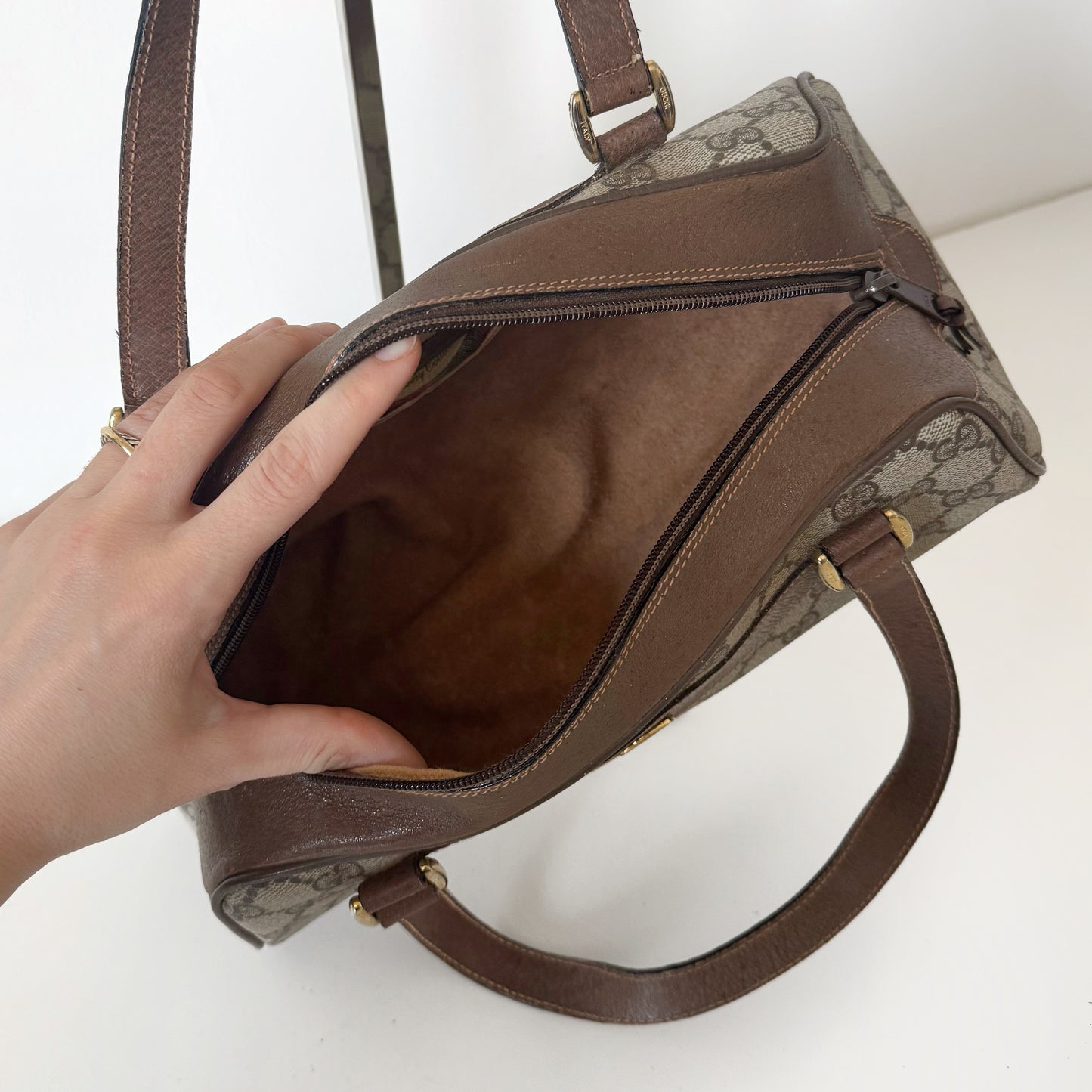 Gucci Barrel Boston Bag