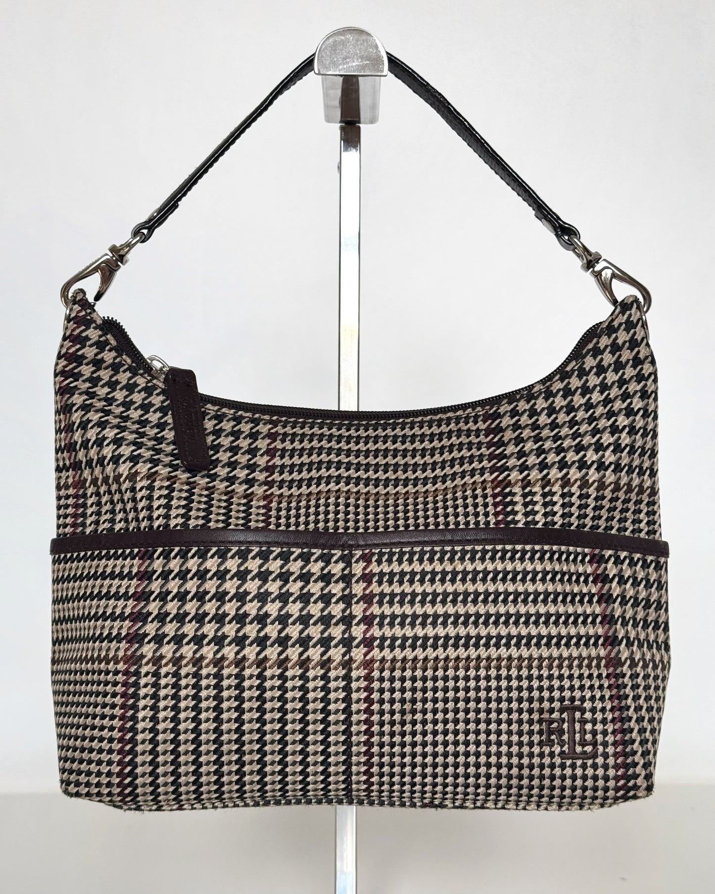 Lauren Ralph Lauren Houndstooth Shoulder Bag