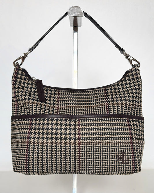 Lauren Ralph Lauren Houndstooth Shoulder Bag