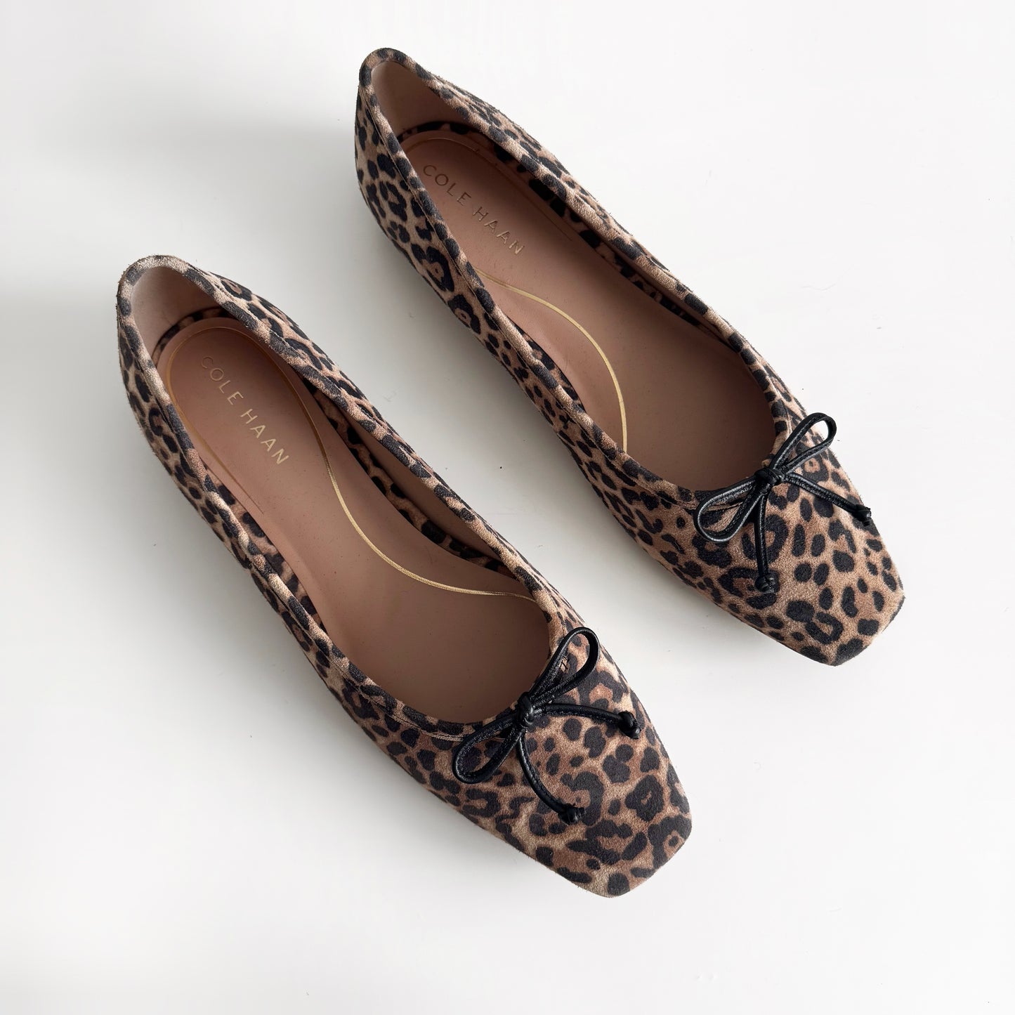 Cole Haan Neutral Leopard Print Flats