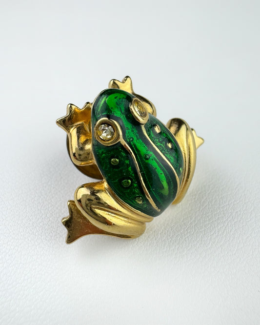 80s/90s “Avon” Green Frog Pin