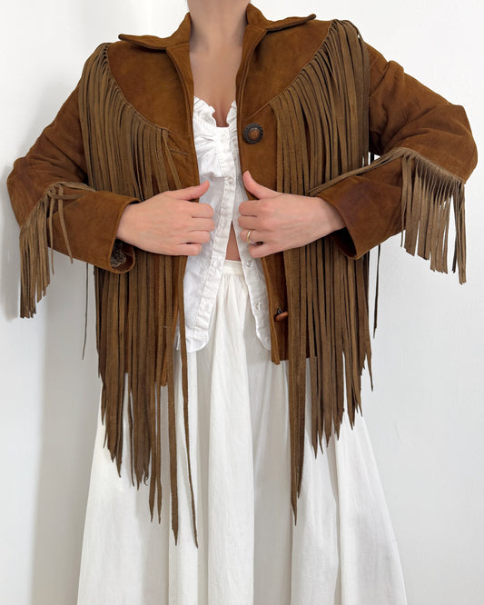 60s/70s Suede Fringe Jacket