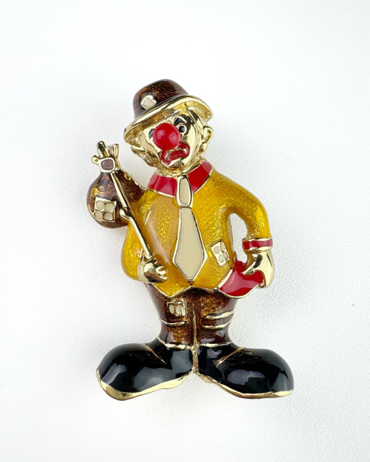 70s/80s Clown Brooch
