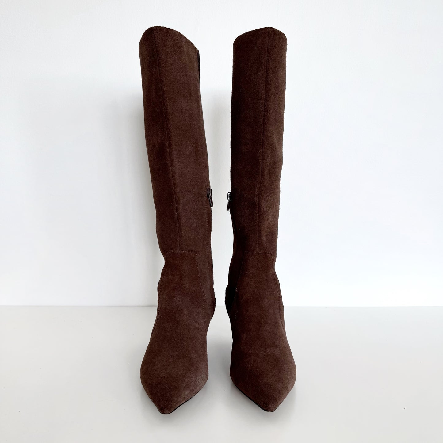 Franco Sarto Suede Knee High Boots (7.5)