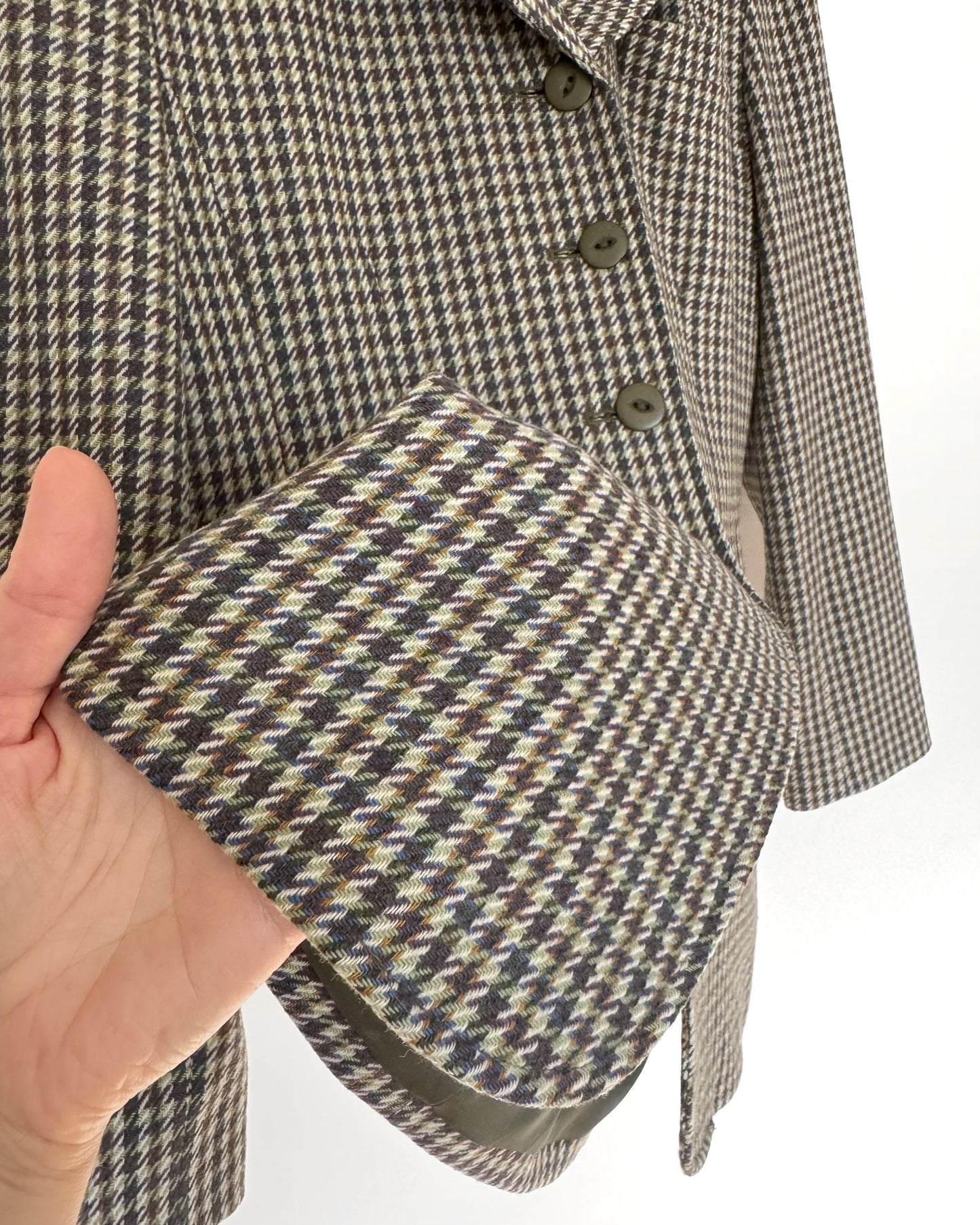 Pendleton Houndstooth Wool Blazer