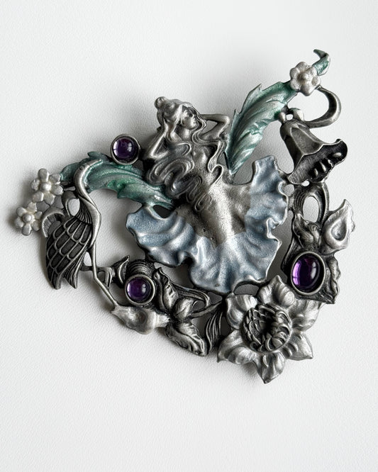 90s “JJ” Woodland Siren Broach