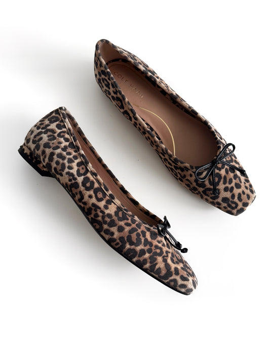 Cole Haan Neutral Leopard Print Flats